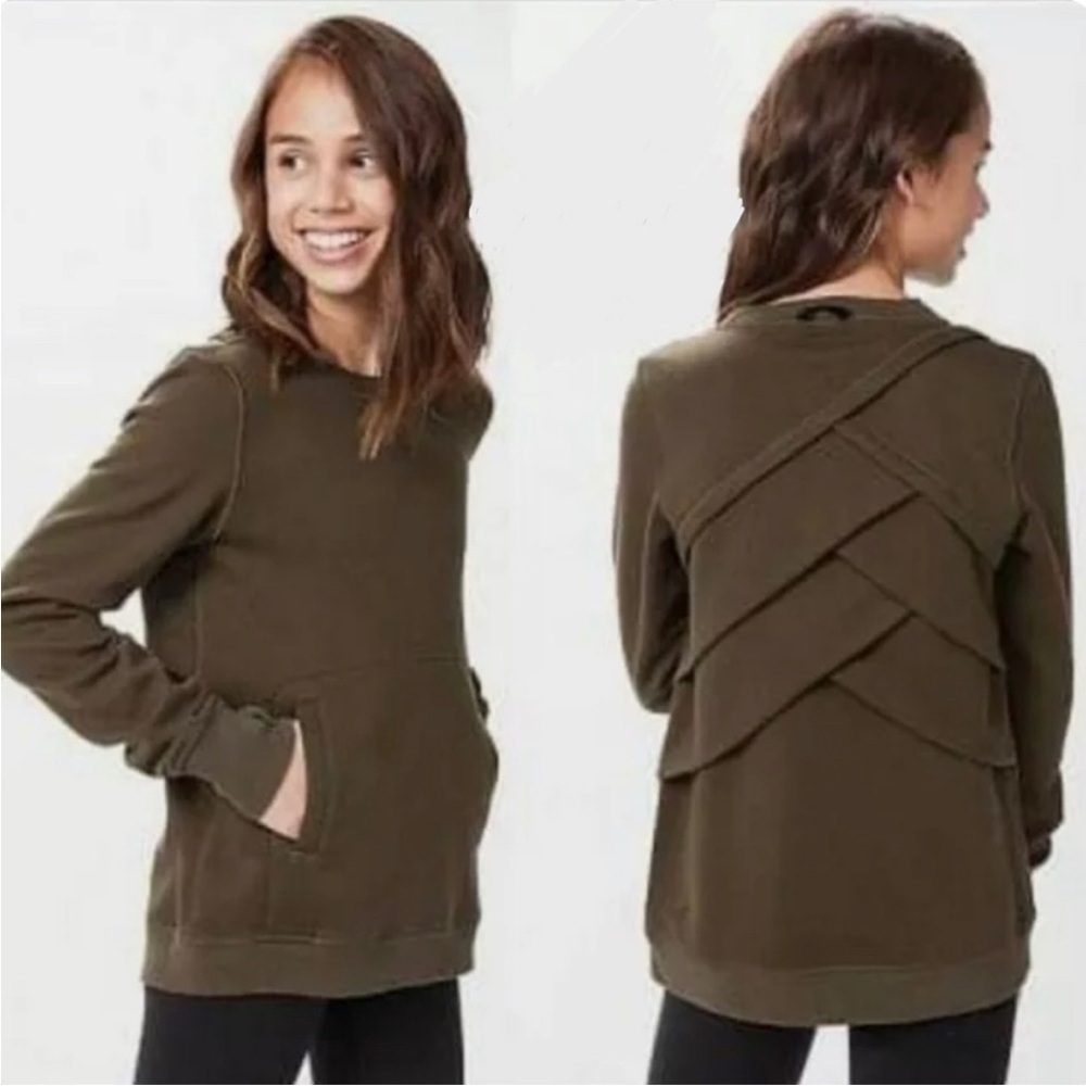 IVIVVA | wave your way green pullover crew neck